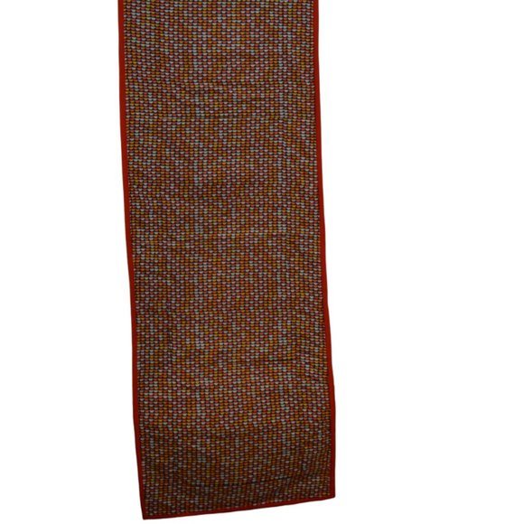 Homemade Quilted Table Runner Patriotic Theme  Red Blue White approx. 14' x 40' - Picture 7 of 16